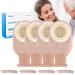20 Pack Colostomy Bags One Piece Ostomy Bag Ostomy Supplies 15mm-60mm Cut-to-Fit Drainable Pouches with Clamp Closure for Ileostomy Stoma Care (Include 4 x Clamps) 20pcs Ostomy Bag With Clamp Closure