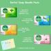 Antibacterial Soap Bundle with 4 Pack Soap Bars (Original Skincare Cool and Fresh) 60g each and Glameno Thank You Card - Buy Online on GoSupps.com