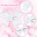 WLLHYF 3 Inch Hair Bows for Girls 4 Pieces Grosgrain Ribbon Alligator Clips bows Clips Hair Accessories For Babies Kids Toddlers Teens Gift (White) - Buy Online on GoSupps.com