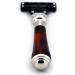 Triple Blade Turtle Effect Razor - Stainless Steel Interchangeable Mini Handle - Perfect Gift for Shaving Enthusiasts - Buy Online on GoSupps.com