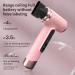 Cordless Blow Dryer 15000mAh USB Rechargeable Temperature and Wind Speed Adjustable Hair Dryer 200W Portable Fast Drying Hair Blow Dryer with Nozzle for Home Dormitory Travel #1 - Buy Online on GoSupps.com