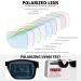 MEETSUN Polarized Sunglasses 2 Pack - Black + Blue Mirror Lens | UV400 Protection for Men and Women - Buy Online on GoSupps.com