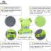 GoxRunx Reflective Vest Running Gear | Lightweight Safety Vests with Arm Bands | Small Green - Buy Online on GoSupps.com
