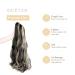 Gairyan 50cm Claw Clip Ponytail Extensions - Long Curly Synthetic Hair for Women | Black & Bleach Options - Buy Online on GoSupps.com