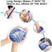 African Exfoliating Net Set - Body Scrubber Sponge for Shower and Bath (Black Blue) - Buy Online on GoSupps.com