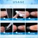 Oval Nail Tips - Ejiubas 505Pcs Clear Pre-Buff Fake Nails with Glue & Case | Natural Medium Oval Extension Kit - Buy Online on GoSupps.com