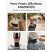 Rakiie Back Support Belt for Men and Women, 8 Times Lumbar Support with 3D Pad and Massage, Breathable Back Brace to Relieve Back Pain (S) - Buy Online on GoSupps.com