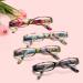 Cojwis 4 Pack Women's Reading Glasses - Stylish Patterns Spring Hinges 2.00x Magnification 4 Colors - Buy Online on GoSupps.com