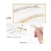 24 Pcs Gold Rhinestone Bobby Pins for Women - Fancy X Shaped Hair Clips for Wedding Bridal - Sparkling Hair Accessories - Buy Online on GoSupps.com