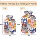 Naanle Cartoon Cats Hot Water Bottle - 1L Transparent Design for Pain Relief & Warm Therapy | Ideal Bed Hand & Feet Warmer - Buy Online on GoSupps.com