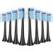 REDTRON replacement brush heads for Philips Pro Results 8 pieces replacement brush heads for FlexCare ProtectiveClean HealthyWhite EasyClean and PowerUp black 8 Black and blue