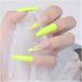 Nail art patches beautiful and fashionable nail patches finger decorations beauty decoration supplies frosted fluorescent yellow flame long ballet nails European and American style nail art produ 1 count (Pack of 1) Cblcy-18 - Buy Online on GoSupps.com
