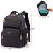 Diaper Bag Backpack  BabbleRoo Unisex Baby Bags with Changing Pad  Pacifier Case & Stroller Straps  Multifunction Waterproof Travel Back Pack for Boys Girls  Black - Buy Online on GoSupps.com