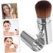 Ipetboom Powder Foundation Brush Cosmetic Applicator Powder Brush Retractable Brush Blush Brush Cosmetic Tools Flat Top Foundation Brush Makeup Tool Liquid Telescopic Brush Metal Travel - Buy Online on GoSupps.com