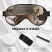 Sleep Mask Eye for Men & Women - Reusable Soft Blackout Eye Masks for Better Sleep Travel & Gifts - Inspirational Quotes - Buy Online on GoSupps.com