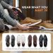 FEELLIFE FELLIFEN Insoles for Plantar Fasciitis - Gel Shoe Inserts for Arch Support - Black & Orange - Sizes 37-42 (24.5-27.4cm) - Perfect for Running & Orthopedic Comfort - Buy Online on GoSupps.com