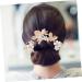 Mikinona 1 Set Leaves and Flowers Hair Comb Wedding Hairpin Hair Accessories for Women Flower Headpieces for Women Girl Headpieces for Wedding Bride Headpiece Flower Hair Combs - Buy Online on GoSupps.com