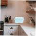 Buy Cabilock Plastic Dish Drying Box - Kitchen Water Drain Basket & Sieve | Baby Blue Tableware Storage - Buy Online on GoSupps.com