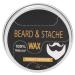 Casting bare balm 30g men Bart Schnurrbart Care Bart Styling Wax for men makes the beard hair softened strongly beard wax beard moisturizing (#1)