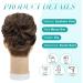 S-Noilite Thick Messy Bun Scrunchie Hair Piece - Dark Brown/Light Auburn Mix - Buy Online on GoSupps.com
