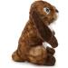 Zappi Co Brown Bunny Rabbit Plush Toy (20cm) - Eco-Friendly Safari Animals Series, 100% Recycled Material - Buy Online on GoSupps.com