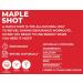 Maple Shot 100% Real Maple Syrup Energy Gel - Travel Size for Hiking, Cycling, Camping - 10-pack - Buy Online on GoSupps.com