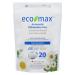 Eco-Max Hypoallergenic Automatic Dishwasher Pacs 20 count Scent Free DETERGENT
