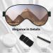 Pyramids of Egypt Print Unisex Sleep Eye Mask | Soft Comfort Eye Shade for Travel & Yoga - International Shipping - Buy Online on GoSupps.com