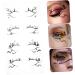 Beatifufu 4 Pairs Halloween Eyeliner Stickers Temporary Eyeliner Stickers Adhesive Eyeliner Stickers Eye Makeup Tools Temporary Eye Shadow Decals Eye Makeup Stickers for Women - Buy Online on GoSupps.com
