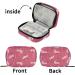 Travel Pill Organizer Case - 7 Day Cute Red Axolotl Weekly Vitamin Holder - Portable Zipper Pouch for Medicine & Supplements - Buy Online on GoSupps.com