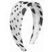 Buy Retro Black White Dots Headband Hair Accessory | Stylish Elastic Hairband for All Occasions | Worldwide Shipping - Buy Online on GoSupps.com