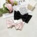 3 Pieces Solid Color Satin Hair Bow for Women Hair Clips Barrettes for Girls Hair Accessories - Buy Online on GoSupps.com