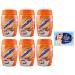 Ovomaltine Pack of 6 malted cocoa-flavored powdered drinks 400 g + 1 free Felce Azzurra talc packet, 100 g sachet