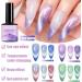 Holographic Gel Polish Glitter Cat Eye Gel Nail Polish Temperature Colour Changing UV Gel Polish Set with Neon Effect Soak Off Magnetic Nail Polish Nail Art Gift for Women - Buy Online on GoSupps.com