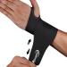 Wrist Brace Compression Strap Wrist Support Pain Relief Carpal Tunnel Wrist Brace for High-impack Sport Adjustable Breathable Fits Both Hands for Men and Women (1 Black) Black 1