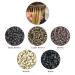 500Pcs 4mm Black Silicone Lined Micro Ring Beads for Hair Extensions - 5 Colors - Vlasy - Buy Online on GoSupps.com