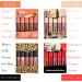 Matte Liquid Lipstick Set - Waterproof Mini Long-lasting Lip Gloss | Non-Feathering Cup Lipstick Gift Box - Beauty Makeup Set in Nude Palette - Buy Online on GoSupps.com