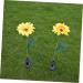 3pcs Floral Decor Outdoor Decorative Lights LED Decor Outdoor Solar Garden Decor Solar Landscape Light Sunflower Lawn Lamp Solar LED Flower Light Solar LED Flowers Landscape Lamp (Assorted Color) - Buy Online on GoSupps.com