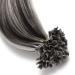 100% Remy Hair U-Tip Bonding Extensions - 50 Strands 50cm Color #50 & #1B/Gray - Premium Quality Hair Extensions for Seamless Blending - Buy Online on GoSupps.com