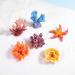 UEETEK 6-Pack Multicolor Sea Star & Coral Aquarium Decor - Realistic Fake Ornaments for Fish Tank Decoration - Buy Online on GoSupps.com