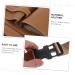 DOITOOL Barber Storage Bag Hairdressing Shears Leather Tool Kit Leather Satchel Makeup Gadgets Leather Waist Tool Scissor Holder Artist Tool Belt Tease Waist Bag 25x19cm Khaki - Buy Online on GoSupps.com