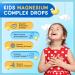 Kids Magnesium Liquid Drops - Magnesium Glycinate Liquid for Kids Magnesium Supplement with L-Theanine Calcium Zinc Vitamin D3 K2 for Sleep Calm Relaxation Brain Bones Pineapple Flavor 2 Fl Oz Pineapple 2 Fl Oz (Pack o  - Buy Online on GoSupps.com
