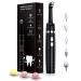Tooth whitening set Stim-U-Dent Bleaching teeth set with 5 modes for tooth cleaning & teeth lighten for polishing after the tooth cleaning tooth whitening set with 5 heads and 3 polishing pastes (black)