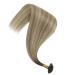 Youngsee Real Hair Bonding Extensions 40cm - Brown Ombre Blonde Keratin U-Tip 50g #3/8/22 for Seamless Volume - Buy Online on GoSupps.com