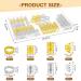Melliex 70 Pieces Dreadlocks Jewelry - Aluminum Hair Rings for Braids Adjustable Woven Hair Accessories for Men & Women - Silver & Gold - Buy Online on GoSupps.com