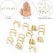 Niuhong 24 Pieces Dreadlocks Jewellery Braids Hair Clips Braiding Hair Cuffs Hair Rings Braids Viking Braids Loc Hair Accessories Hair Clip Braids Accessories Women and Girls (Golden) - Buy Online on GoSupps.com