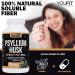 YouFit Psyllium Husk Capsules - 1450mg Soluble Fiber Supplement for Intestinal Health - 240 Capsules - Buy Online on GoSupps.com