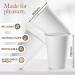 12 oz Disposable Coffee Cups with Lids (100 Pack) - Ideal for Hot & Cold Drinks - Poly-Coated with No Condensation - Rolled Edge - Convenient Coffee Cup Bundle (Pack of 1) - Buy Online on GoSupps.com