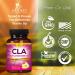 CLA 1 560mg Extra Strength Natural Health & Lean Muscle Support Supplement - Made in USA - Conjugated Linoleic Acid from Safflower Oil - Non-GMO - 60 Softgels - Buy Online on GoSupps.com