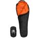 Hyke & Byke Eolus 0 F Hiking & Backpacking Sleeping Bag - 4 Season, 800FP Goose Down Sleeping Bag - Ultralight - Blue/Lime Green - 78in - Regular Black/Clementine Long